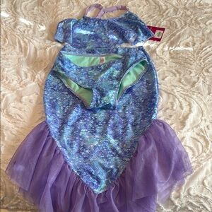 SO Blue and Purple Mermaid Swim Set